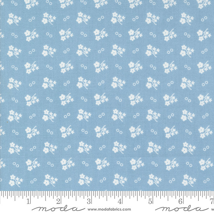 30's Playtime - Sky Daisy Dots