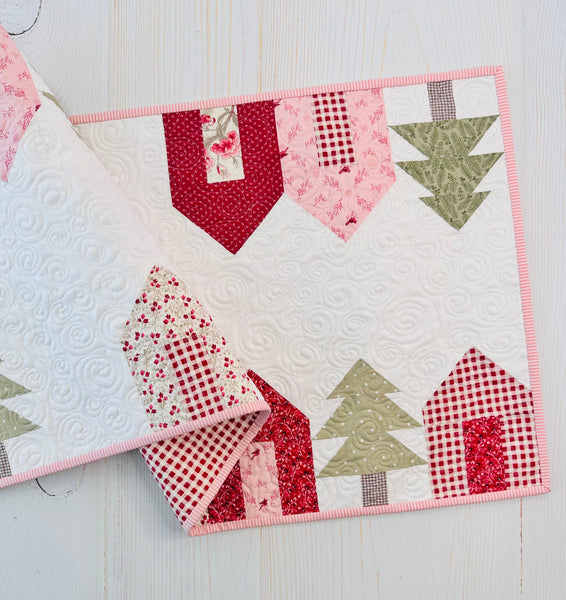 Modern Holiday Table Runners Paper Pattern