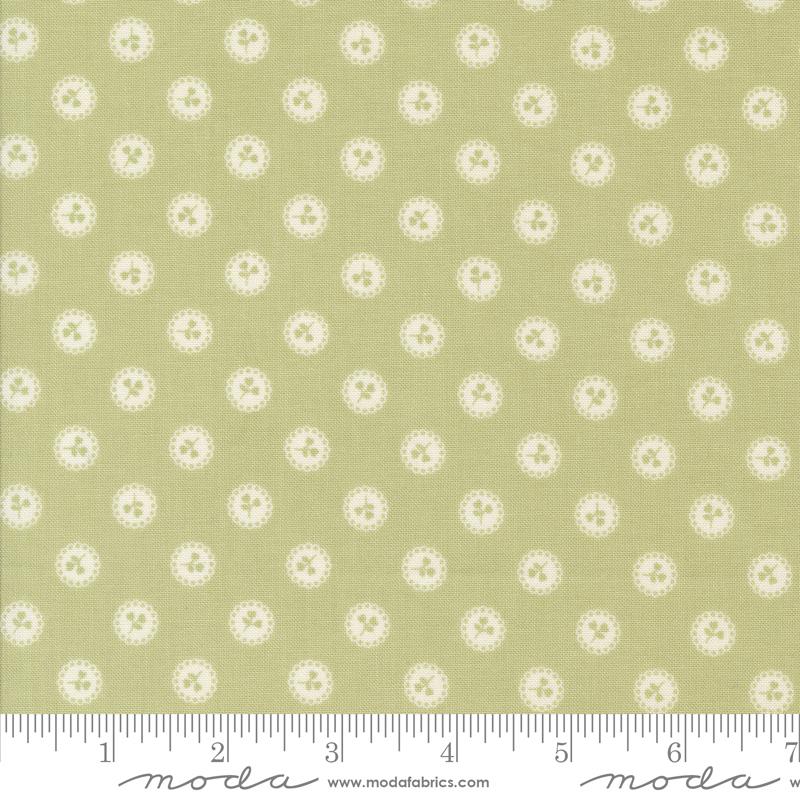 Dainty Meadow - Pear White Dot Dots