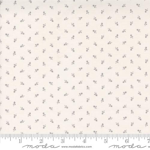 Itty Bitty Backgrounds - Grey on White Tiny Buds