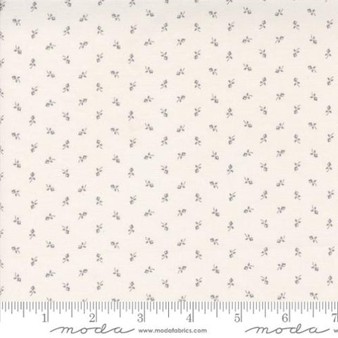 Itty Bitty Backgrounds - Grey on White Tiny Buds
