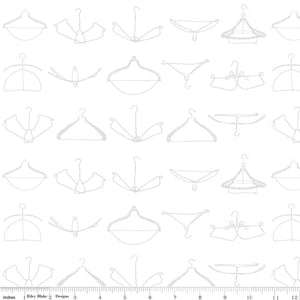 Press On - White Wire Hangers