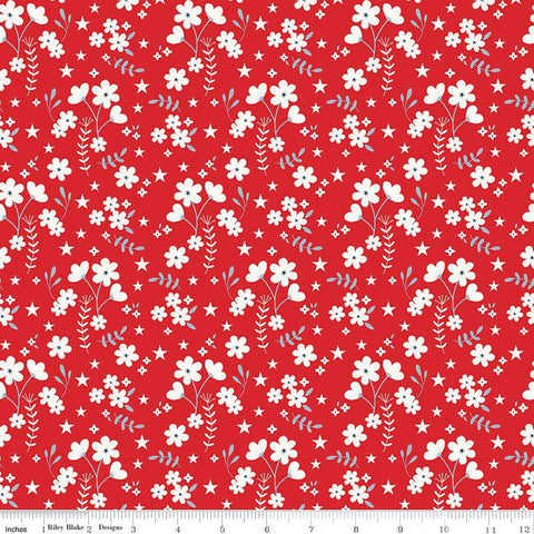 Freedom Garden - Red Ditsy Floral