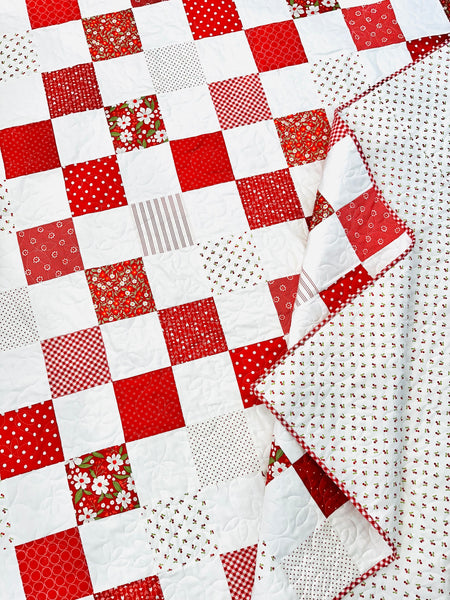 Prints Charming Quilt Kit - Cherry Pie