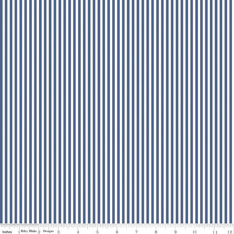Stripe - 1/8" Denim