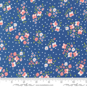 Cali & Co - Cobalt Flower Dot