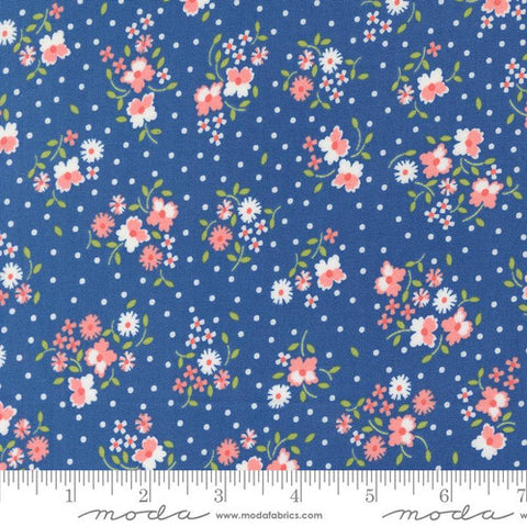 Cali & Co - Cobalt Flower Dot