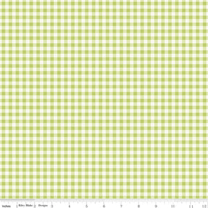 Picnic Florals - Green Gingham