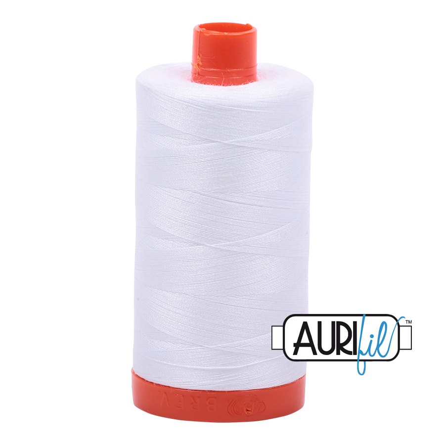 Aurifil 50 wt Thread - 2024 White