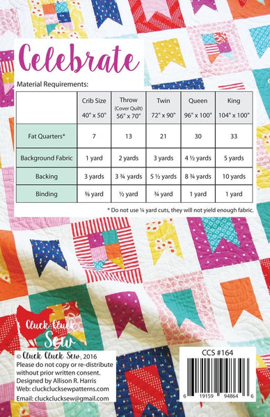 Celebrate Paper Pattern