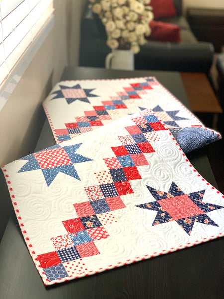 Modern Holiday Table Runners Paper Pattern