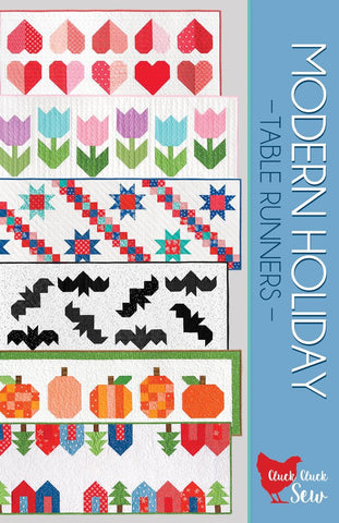 Modern Holiday Table Runners Paper Pattern