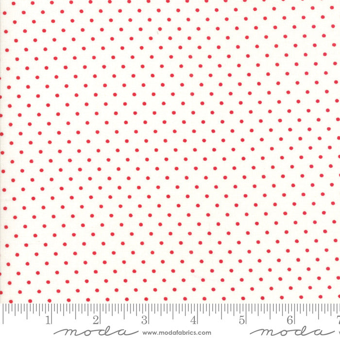 Essential Dots - Red on White