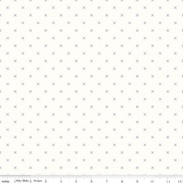 Bee Backgrounds - Gray Cross Stitch