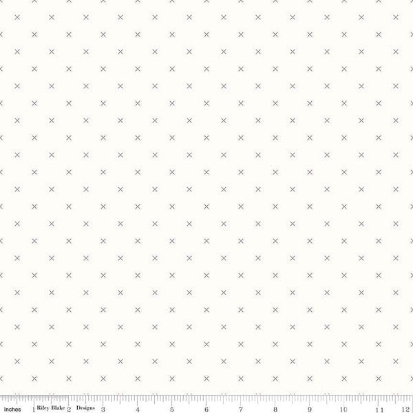 Bee Backgrounds - Gray Cross Stitch